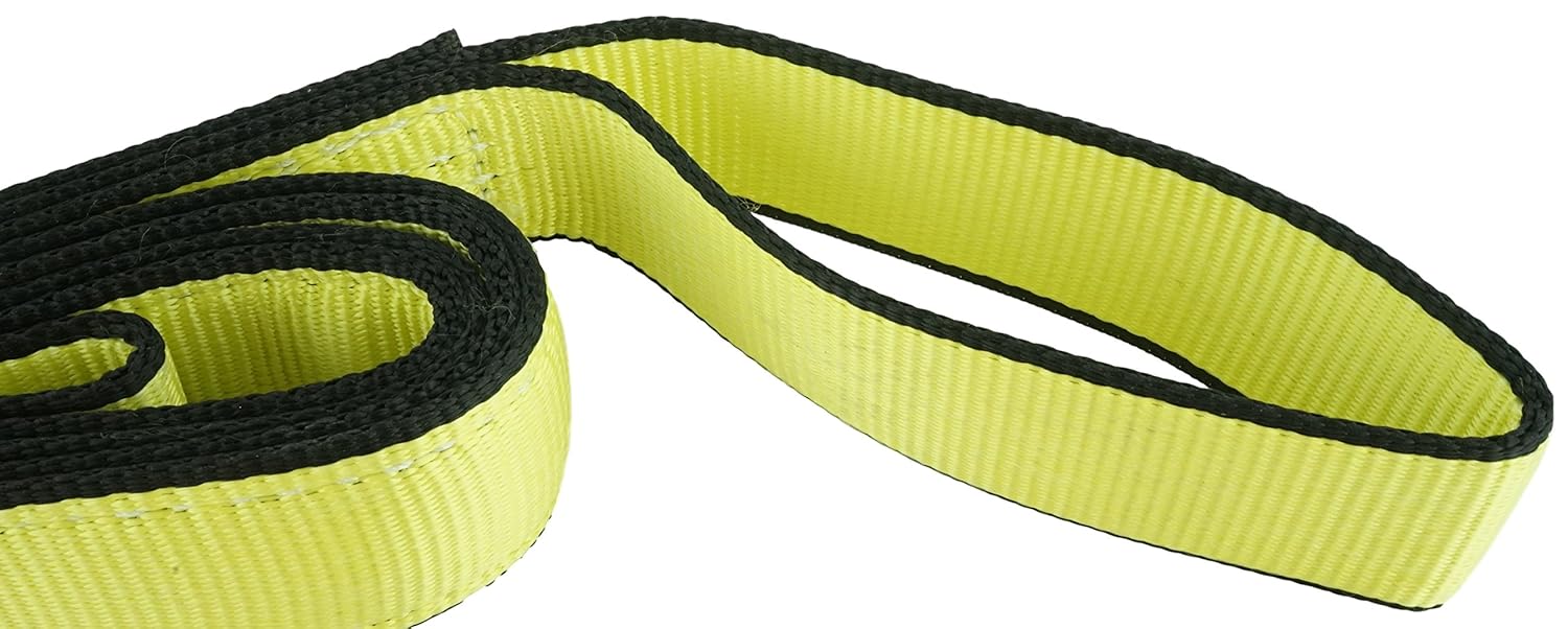DD Sling (USA Made). 2" x 6', 2 Ply, Nylon Lifting Slings, Master Edge, Eye & Eye, Heavy Duty, 6400 lbs Vertical, 5100 Choker, 12800 Basket Load Capacity (2" x 6') Pack of 2