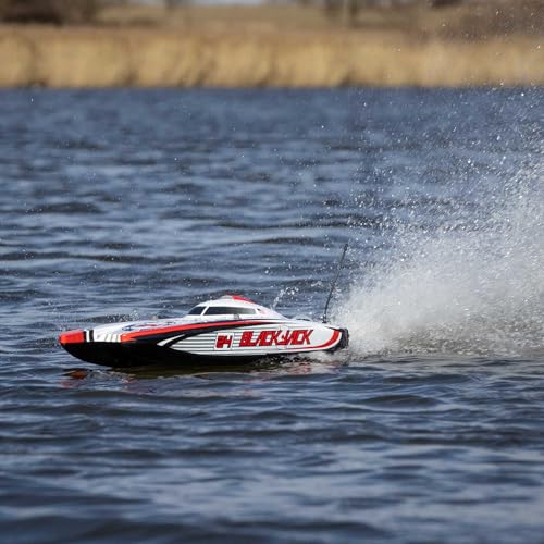 Pro Boat Blackjack 24" V2 Catamaran Brushless Heat Wave Visual RTR PRB08049T1