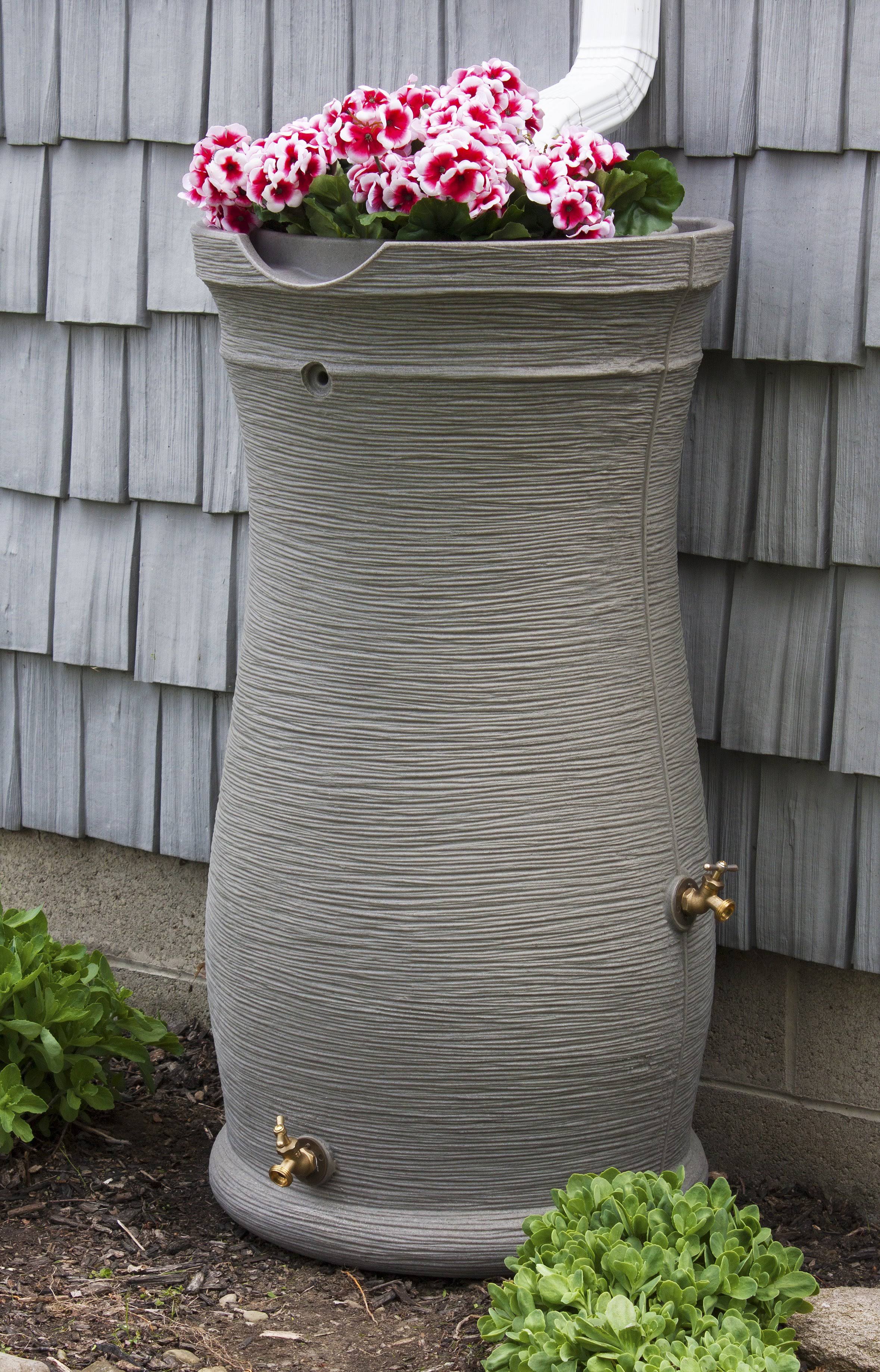 Impressions Capri 50 Gallon Rain Barrel Good Ideas Color: Greige