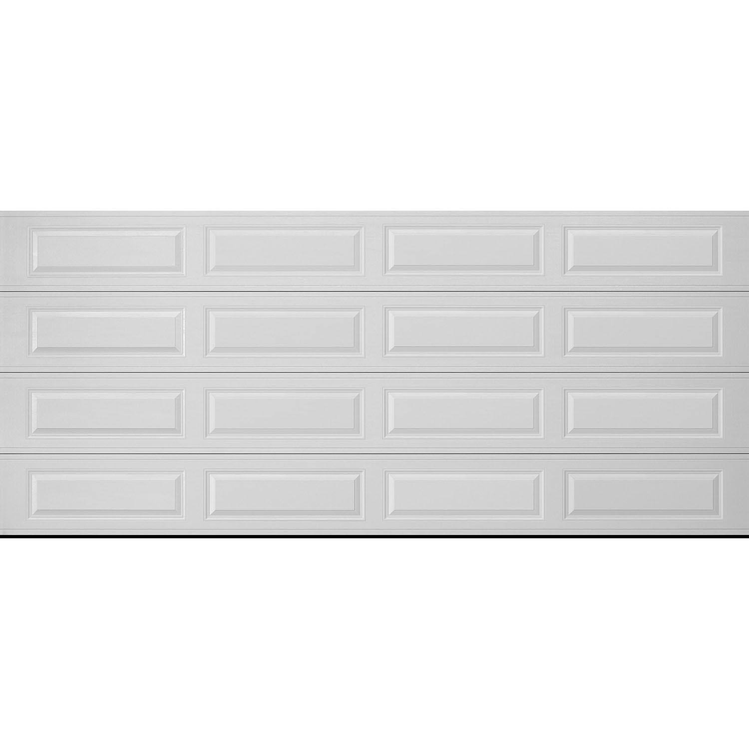 Stratford 2000 Long Panel Garage Door - Sandtone 8 x 7 Stockton Window