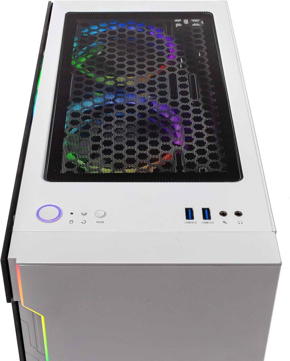 Skytech Archangel Gaming Computer PC Desktop – RYZEN 5 2600X 6-Core 3.6 GHz, GTX 1660 6G, 500GB SSD, 16GB DDR4 3000MHz, RGB Fans, Windows 10 Home