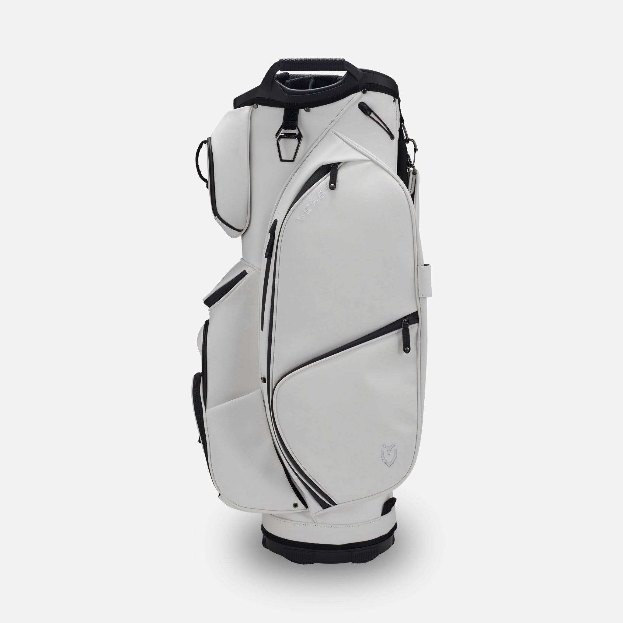 Vessel Lux XV Cart Bag, Matte White/Navy