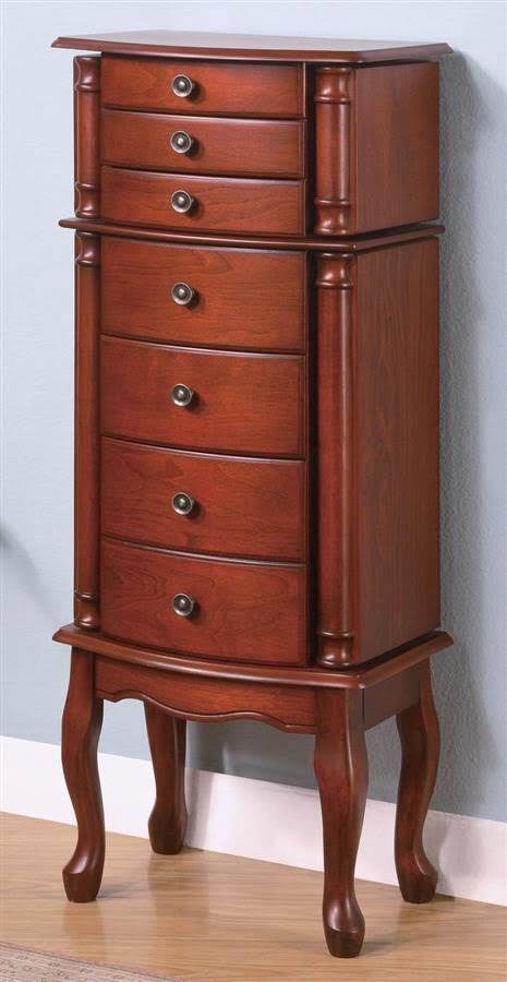 Coaster 900125 Warm Brown Jewelry Armoire