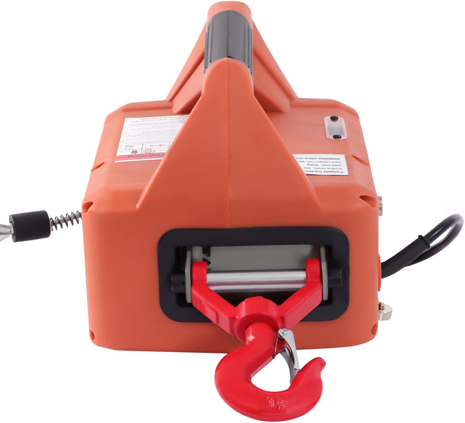 3 in 1 Electric Hoist Winch, 1100LBS Portable Electric Winch, Hoist Lift Beam, Electric Winch with Remote, Hoist Lift for Homes, Warehouses, Construction Lifting Towing
