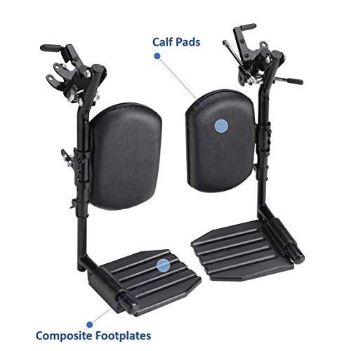 Invacare Tracer EX2 Wheelchair for Adults Standard Folding 18 Inch Seat Legrests & Full Arms