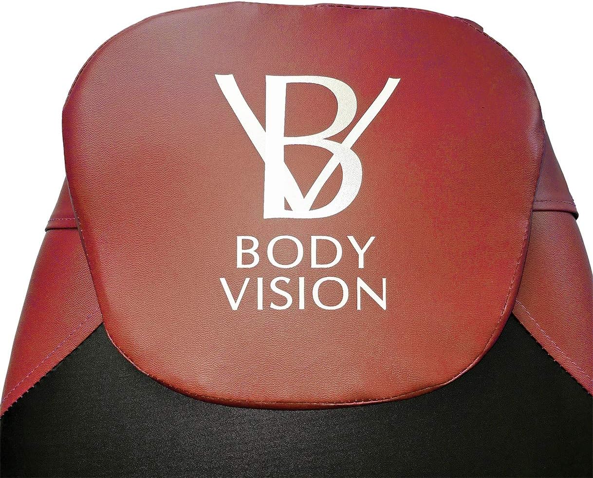 Body Vision IT9825 Premium Inversion Table with Removable Head Pillow & Lumbar Support Pad, - Heavy Duty - up to 250 lbs., Red