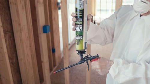 Spray Foam Insulation Kit, Closed Cell Spray Foam Spray | 12 Cans, 240 Board Feet, Can, Gun and Cleaner Included