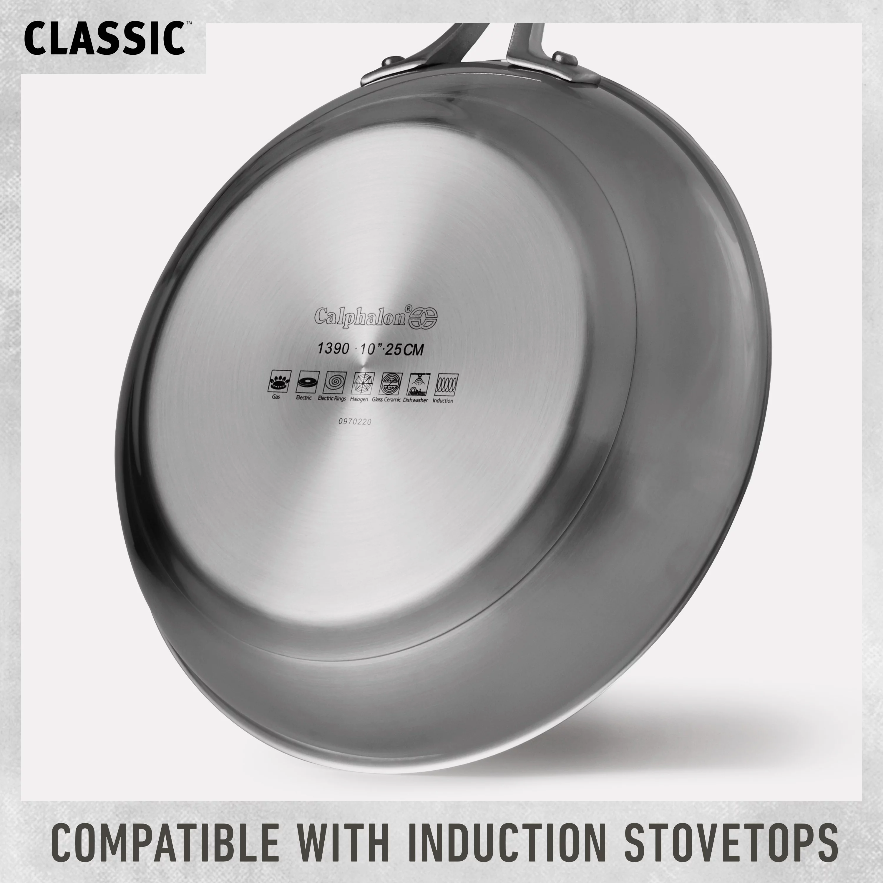 Calphalon Classic Stainless Steel 10-Piece Cookware Set, Dishwasher Safe