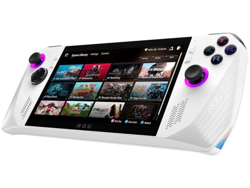 ASUS ROG Ally 7" 120Hz Gaming Handheld - Ryzen Z1 Extreme 8-Core - 16GB RAM, 1TB M.2 2230 PCIe SSD - White, Win 11 Home. Bundle with Dockztorm Hub