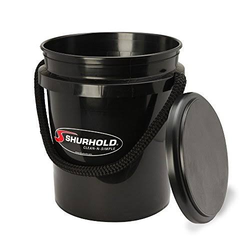 Shurhold 2464 5 Gallon Black Deluxe Bucket Kit 32 Fluid Ounces