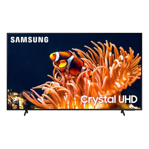 Samsung 43-Inch Class 4K Crystal UHD DU8000 Series HDR Smart TV w/Object Tracking Sound Lite, Motion Xcelerator 120Hz, Ultra Slim Design, Gaming Hub, Alexa Built-in (UN43DU8000, 2024 Model)