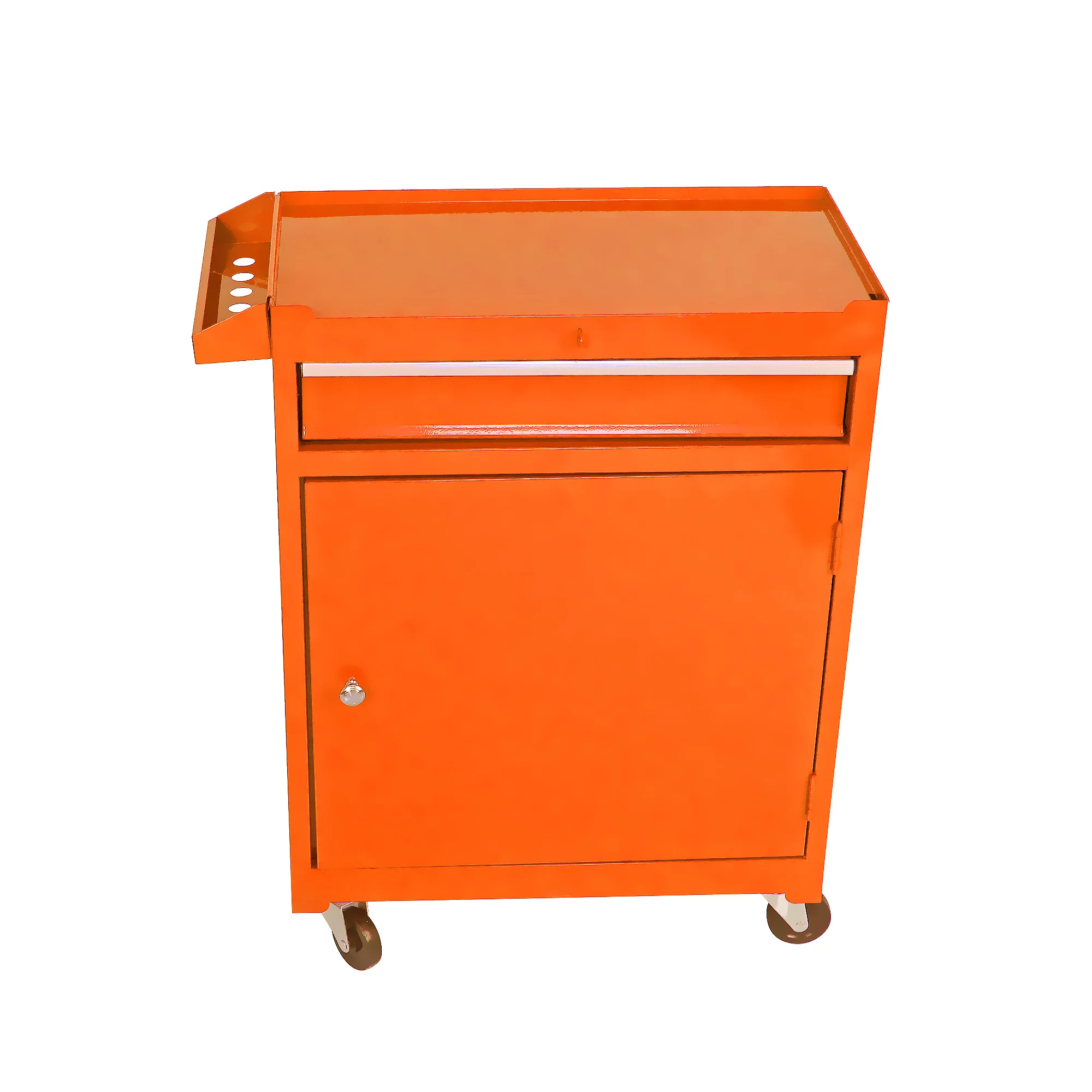 Aukfa Tool Chest, 2 in 1 Steel Rolling Tool Box & Cabinet On Wheels for Garage, 8-Drawer, Blue