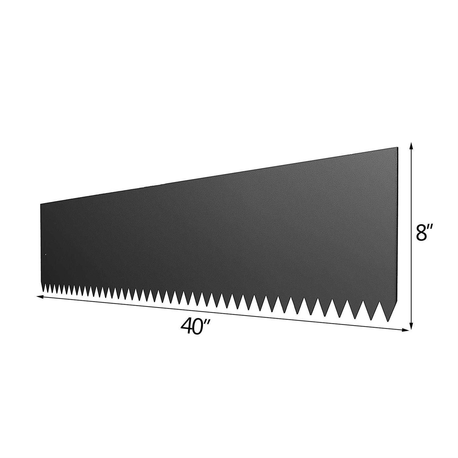VEVOR Steel Landscape Edging 40 x Steel Edging Steel Garden Edging Border,Landscape Edging,Steel Lawn Edging,Garden - Shop Hardware Tools Online Store