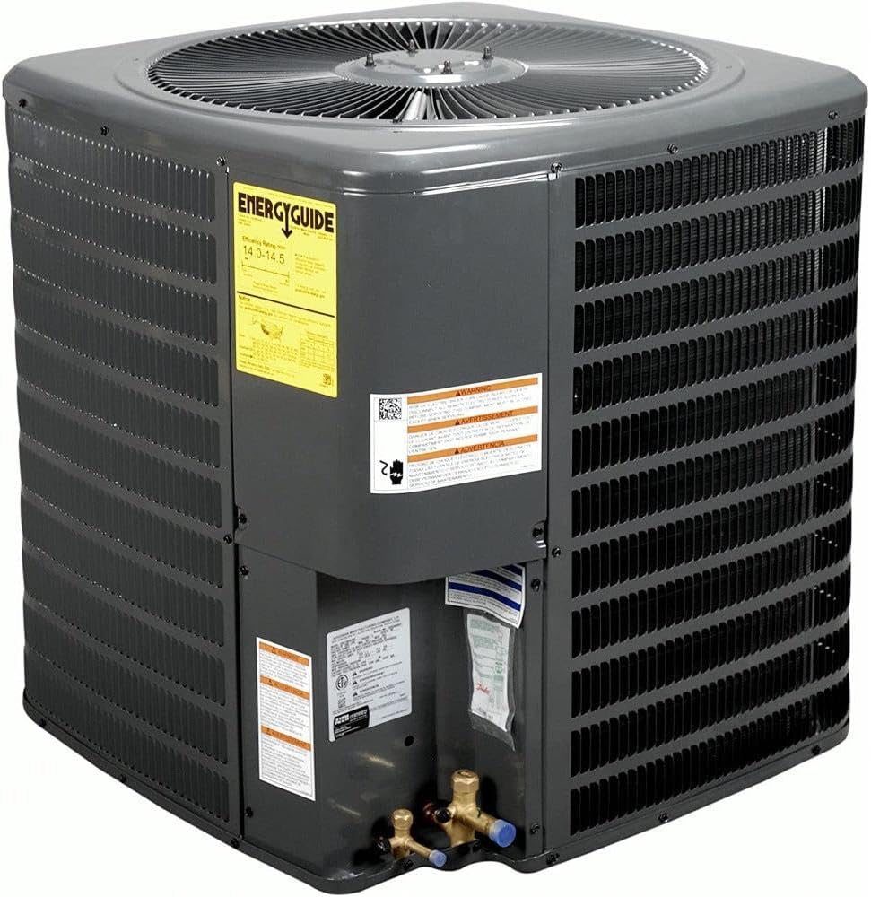 Goodman Classic Series 4 Ton 14.5 SEER2 Air Conditioning System (9-Speed Motor) - Free Thermostat Included - GSXB404810-AMST48DU14