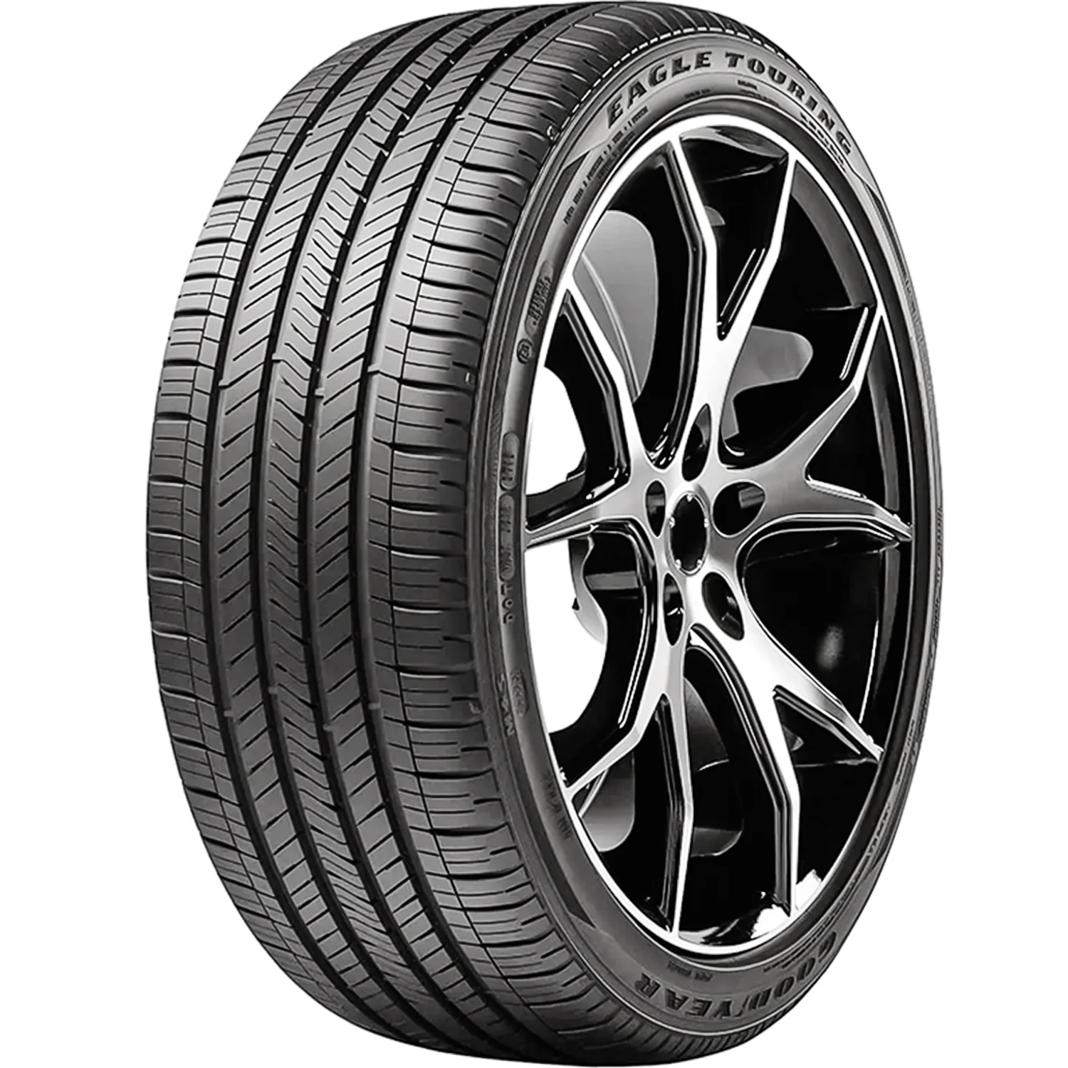 Set of 4 (FOUR) Goodyear Eagle Touring 235/45R18 98V XL A/S All Season Tires Fits: 2010-12 Nissan Altima SR, 2013-14 Honda Accord Sport