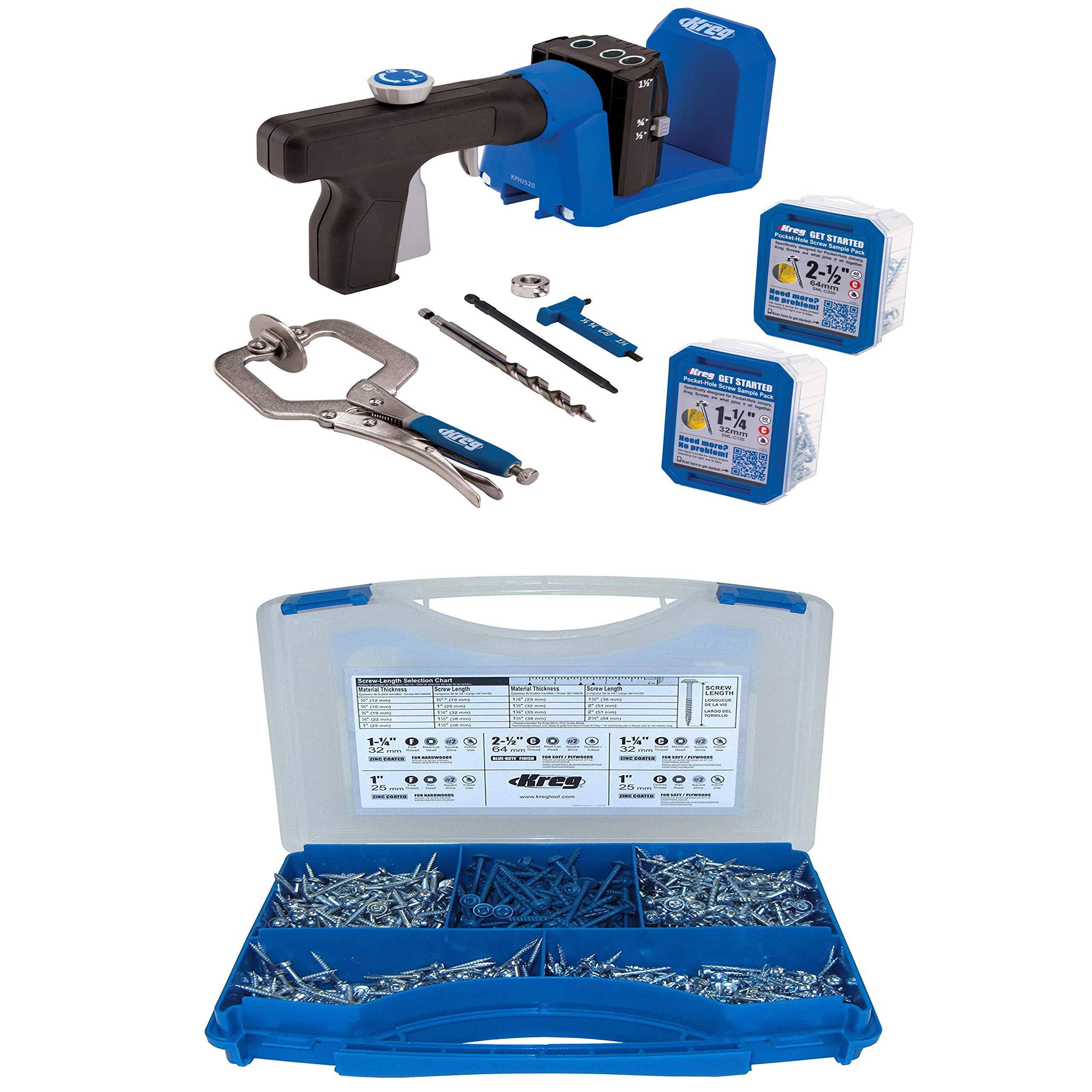 Kreg Pocket-Hole Jig 520PRO with SK03 Pocket-Hole Screw Kit
