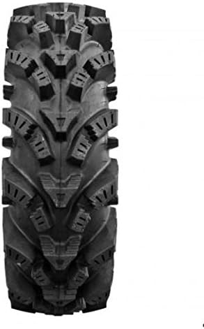 SuperATV Intimidator UTV / ATV Mud Tire for RZR, X3, General, Maverick, Ranger, Rock & All Terrain UTV Mud Tire | 26.5x10-14 | 2" Tread Depth | 6 Ply Ratings