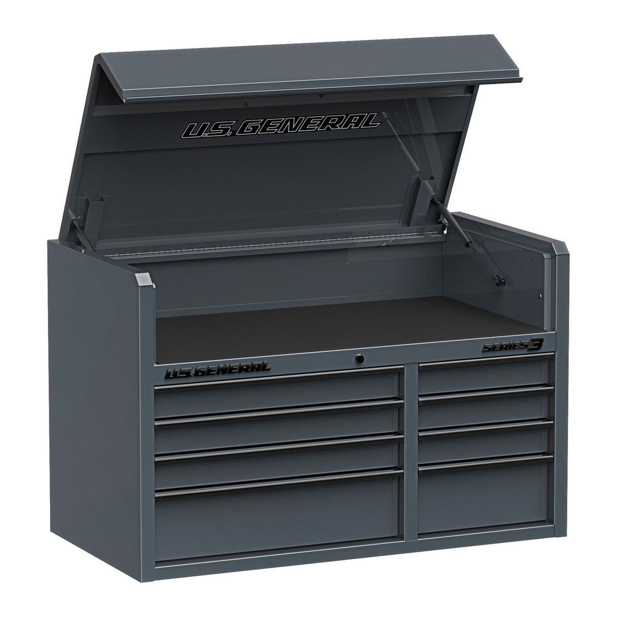 U.S. GENERAL 42 in. x 22 in. Top Chest, Series 3, Black