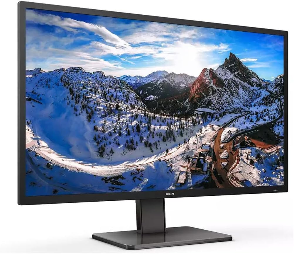 Philips 439P1 42.5" 16:9 4K Ultra HD VA WLED LCD HDR Monitor, Black