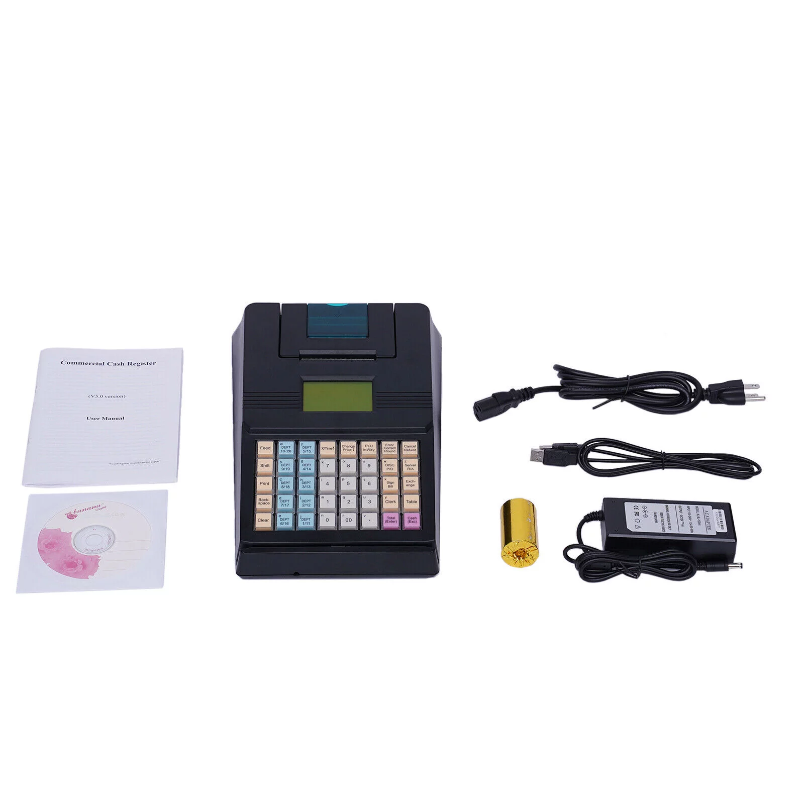 MIDUO 110V USB Electronic Cash Register For Supermarket POS Casher System