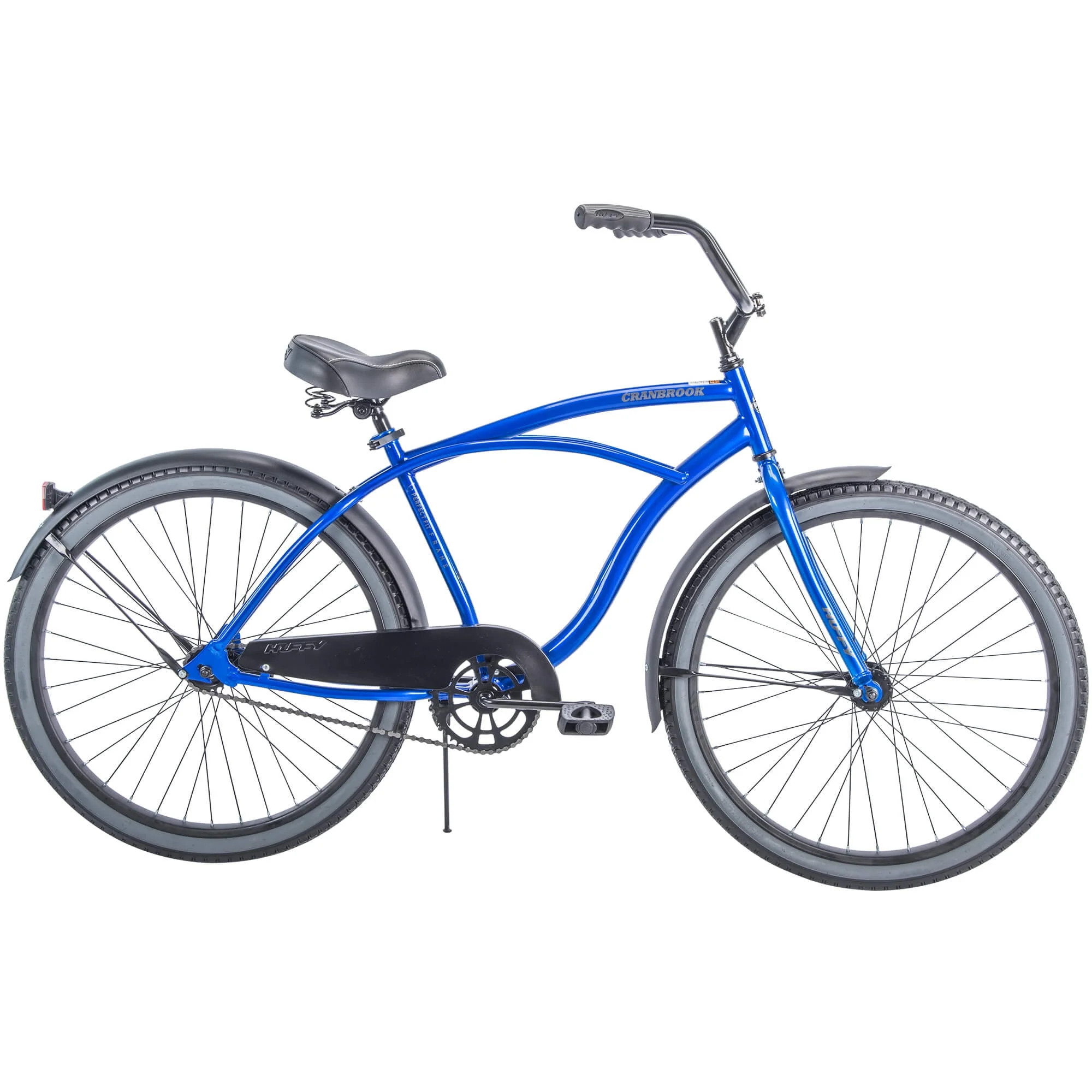 Huffy 26 Inch Cranbrook Men's Comfort Cruiser Bike, Matte Blue