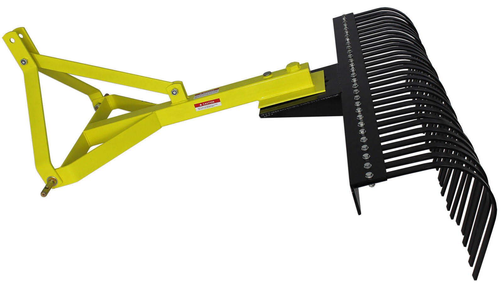 Landscape Rock Rake 3 Point Soil Gravel Lawn Tow Behind Compact Tractor 5ft