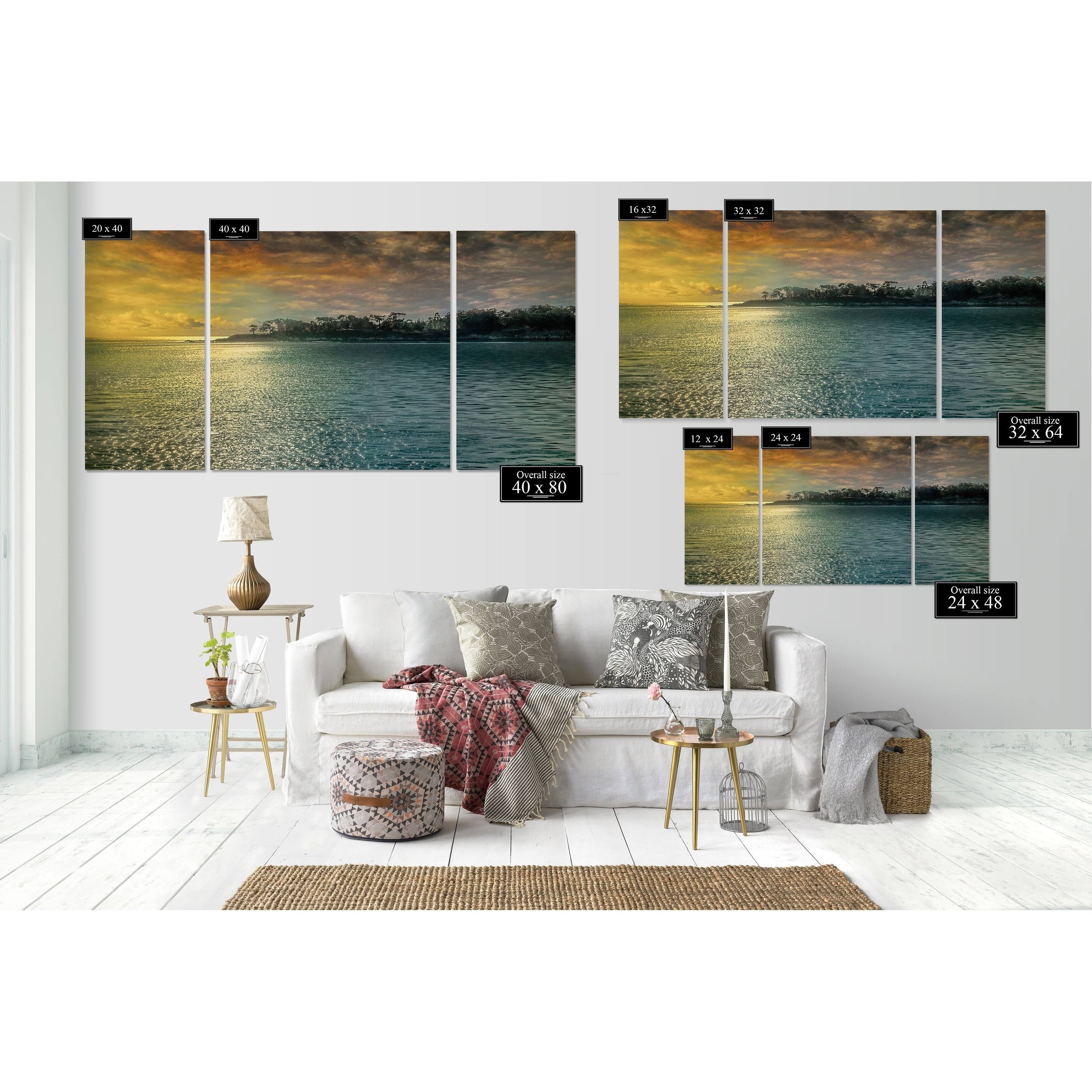 Wexford Home 'Mystic Island' Premium Giclee Print Multi-Piece Art Set - Extra Large