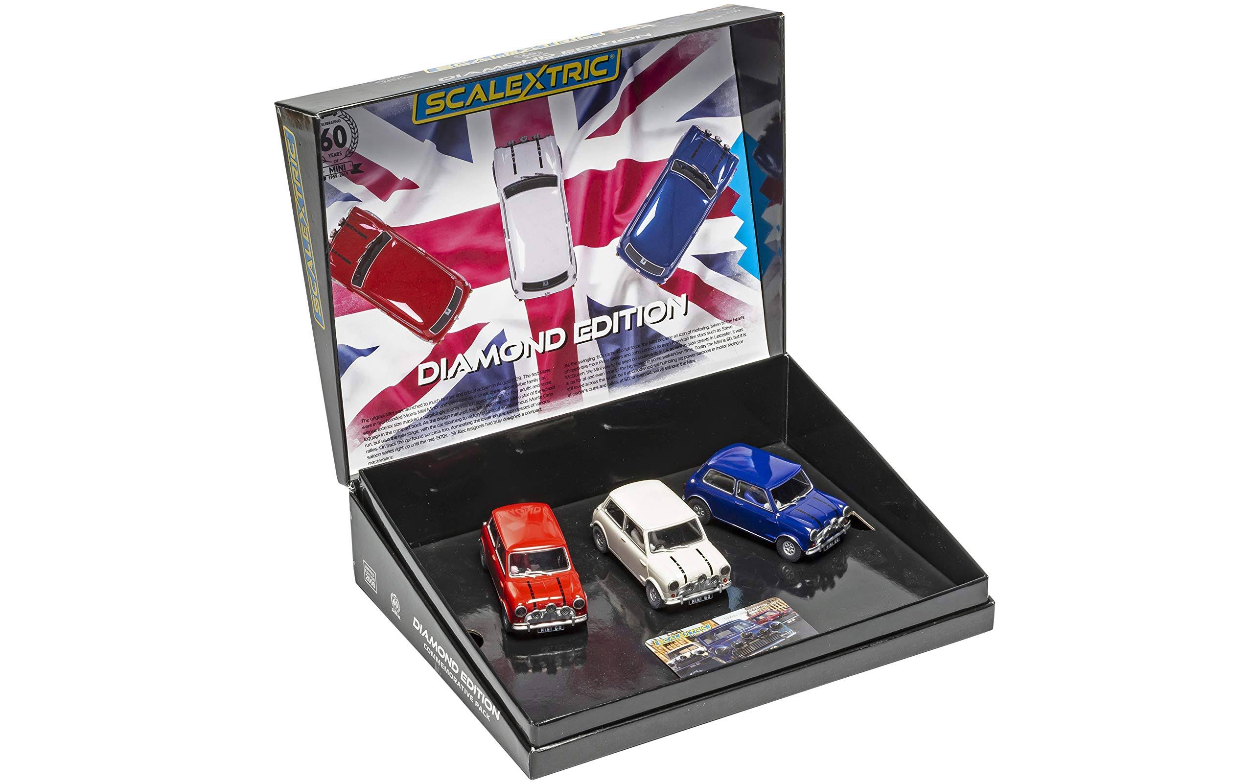 Scalextric 1/32 Scale C4030A - Mini Diamond Edition Commemorative Triple Pack