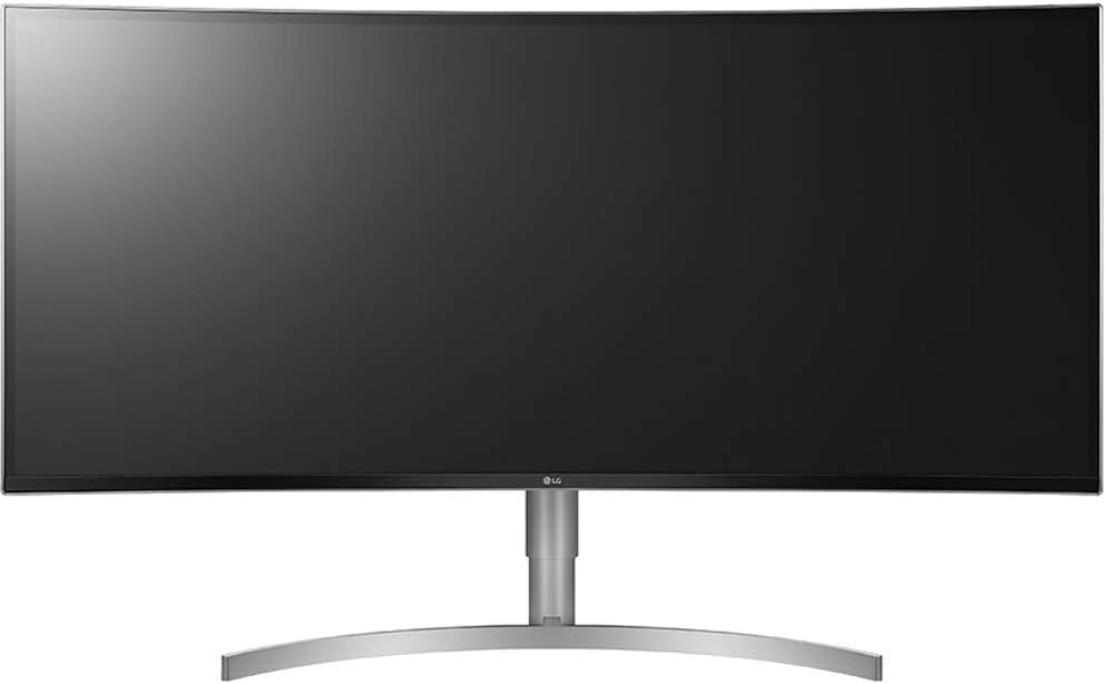 LG 38WK95C-W 38 Inch Class 21:9 Curved UltraWide WQHD+ Monitor with HDR 10 2018 Bundle with Deco Gear HDMI Cable 2 Pack + Gamer Surface Mousepad + Screen Cloth
