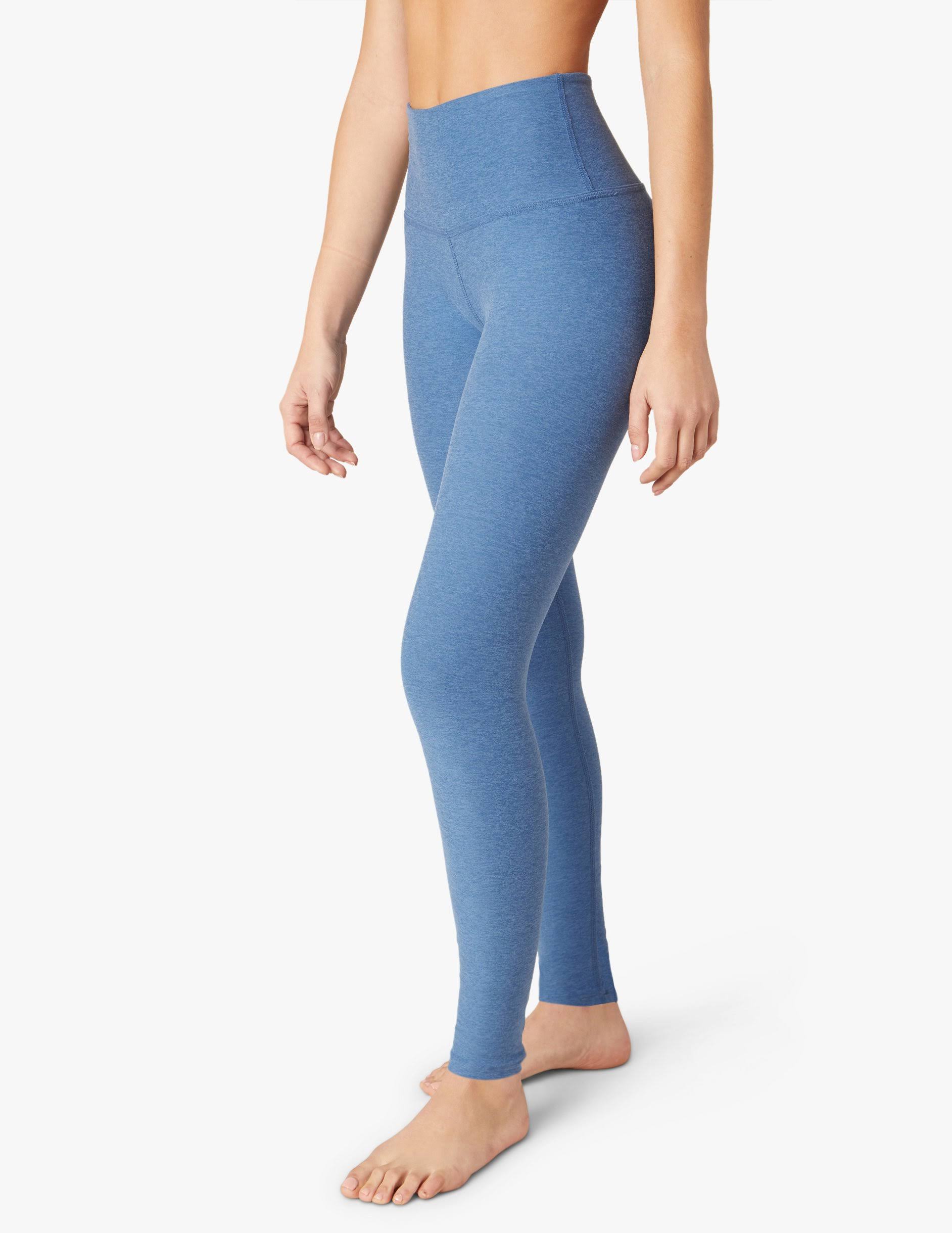 Spacedye Take Me Higher Long Legging | Beyond Yoga Washed Denim / XL