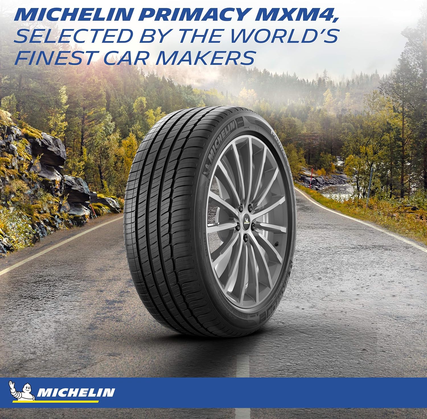 MICHELIN Primacy MXM4, All-Season Car Tire, SUV, Sport and Passenger Cars - 235/55R18 100H