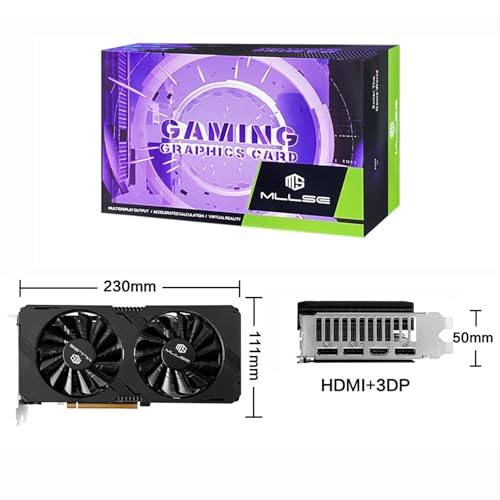 RX 5700 XT Graphics Card, Radeon RX 5700 XT 8GB GDDR6 2560SP 256bit PCI-e 4.0 x16 GPU Computer Video Card, HDMI/DisplayPort*3 Interface, 2K 4K Game Card for Desktop PC (RX 5700 XT)