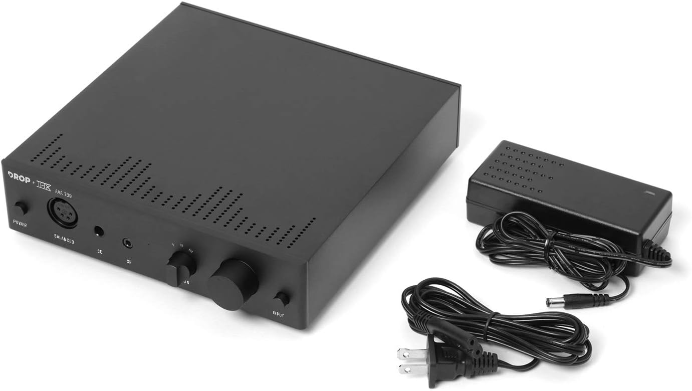 Drop + THX AAA 789 Linear Headphone Amplifier - Desktop Amp with Balanced XLR and Single-Ended RCA Inputs