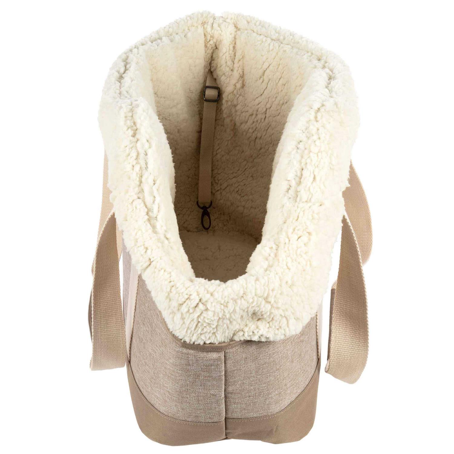 Sherpa Tan Luxe Tote Fashionable Pet Carrier - Pet Supplies online store