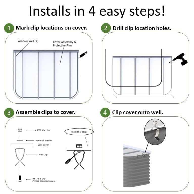 Window Well Supply Just Cover It UV Resistant Polycarbonate Window Well Cover - Shop Hardware Tools Online Store