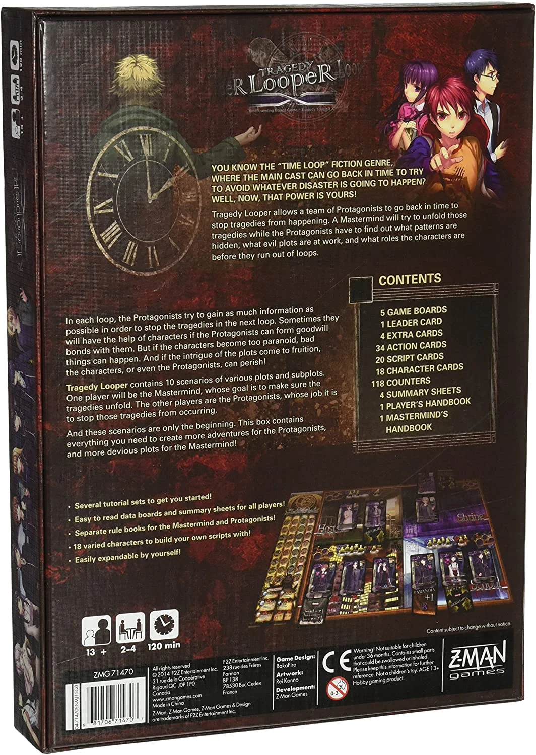 Tragedy Looper Board Game