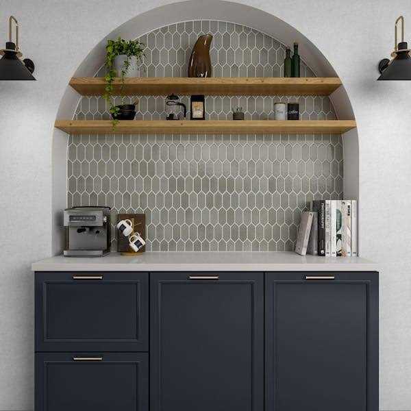 Daltile Miramo 12 in. x 11 in. Glazed Ceramic Picket Mosaic Tile - Shop Hardware Tools Online Store