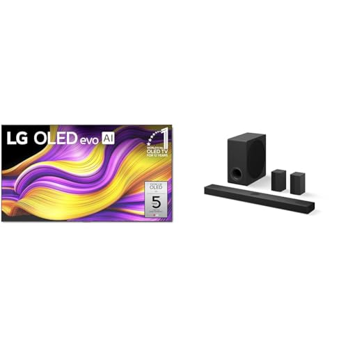 LG 55-Inch Class OLED evo AI 4K G5 Series Smart TV w/Dolby Atmos, Dolby Vision, HDR10, AI Super Upscaling 4K, Filmmaker Mode, Wow Orchestra, Alexa Built-in (OLED55G5WUA, 2025)