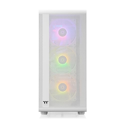 Thermaltake LCGS Quartz R66 Gaming Desktop (AMD Ryzen™ 5 5600, ToughRam DDR4 3600Mhz 16GB RGB Memory, AMD Radeon™ RX 6600, 1TB NVMe M.2, WiFi, Windows 11) S2QT-B550-R66-LCS