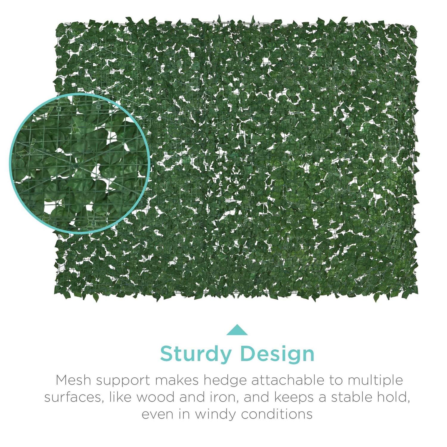 Best Choice Products Artificial Faux Ivy Hedge Privacy Fence Screen Decor - Shop Hardware Tools Online Store