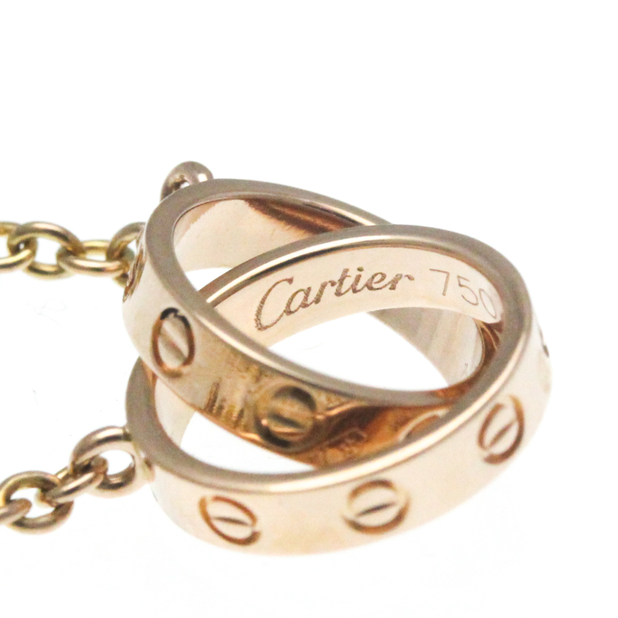 Pre-Owned Cartier Baby Love Bracelet Pink Gold (18K) No Stone Charm Bracelet Pink Gold (Good)