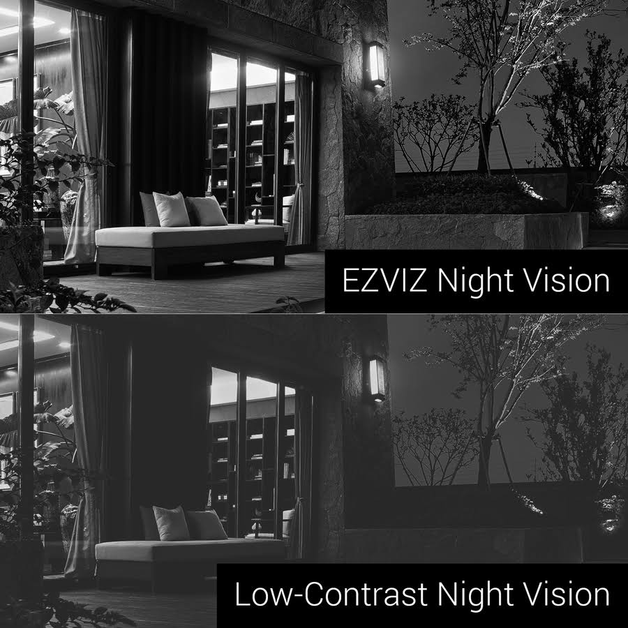EZVIZ BN-1824A2 8-Channel DVR with 4 Outdoor cameras Night Vision - DVR + camera(s) wired Ethernet 10Base T/100Base TX/1000Base