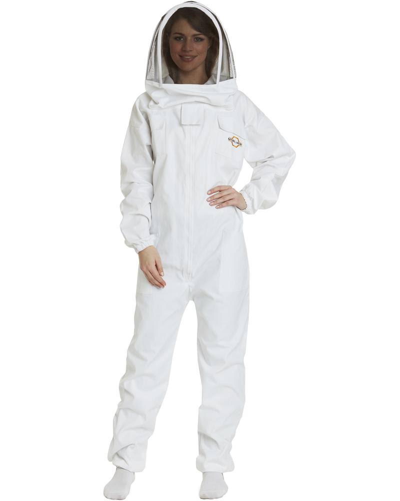 Natural Apiary Apiarist Beekeeping Suit - Polycotton - Non-Flammable Fencing Veil - Total Protection Camouflage / M