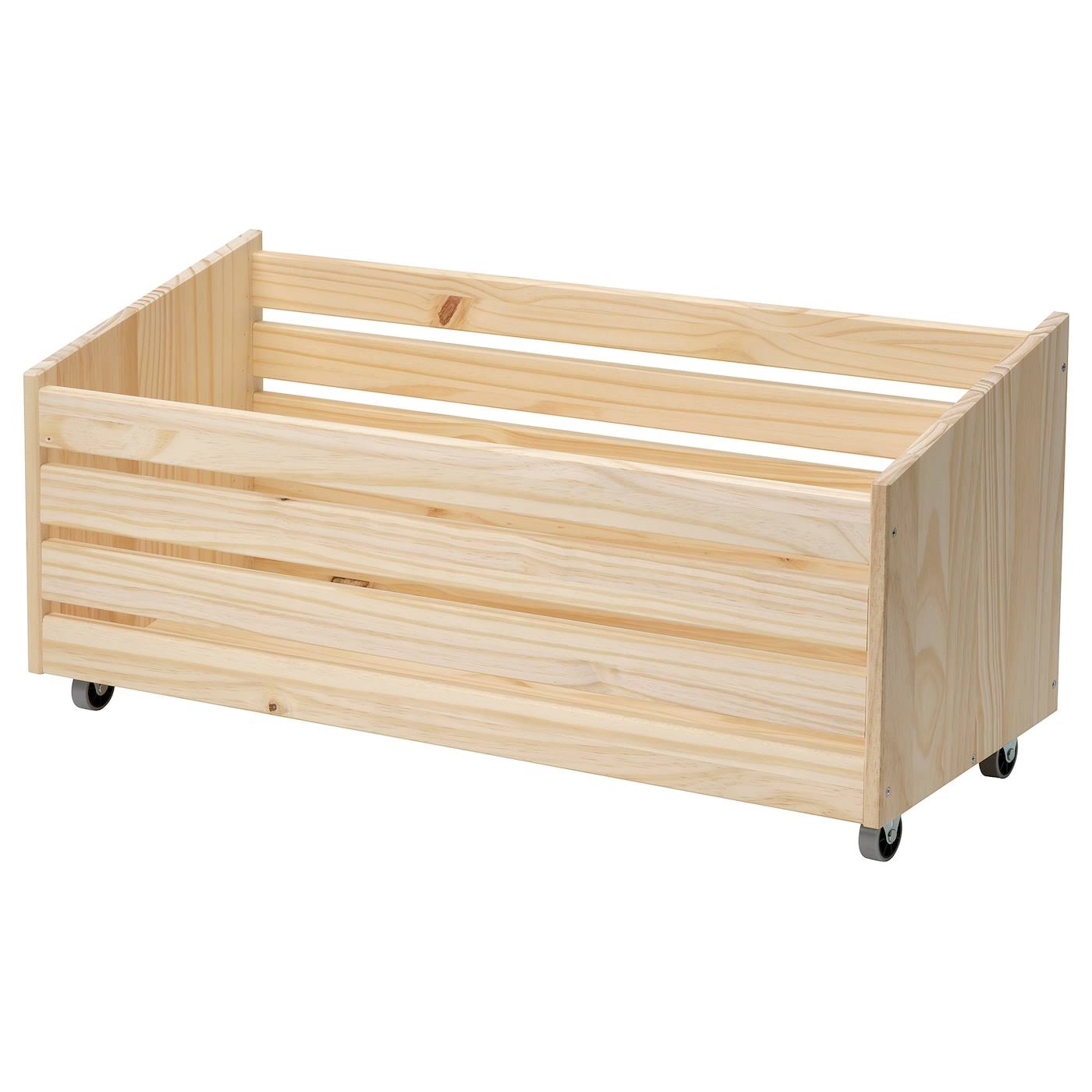 IKEA - Ivar Storage Box on Casters, Pine, 30 3/4x11 3/4