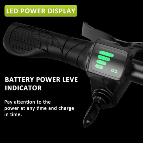 WINDHORSE Electric Scooter for Adults, Foldable E Scooter with Seat & Carry Basket, Adult Electric Scooter with 672W PWR, 288Wh Max 20MPH 20 Miles Commuter E-Scooter, 12.5" Tires