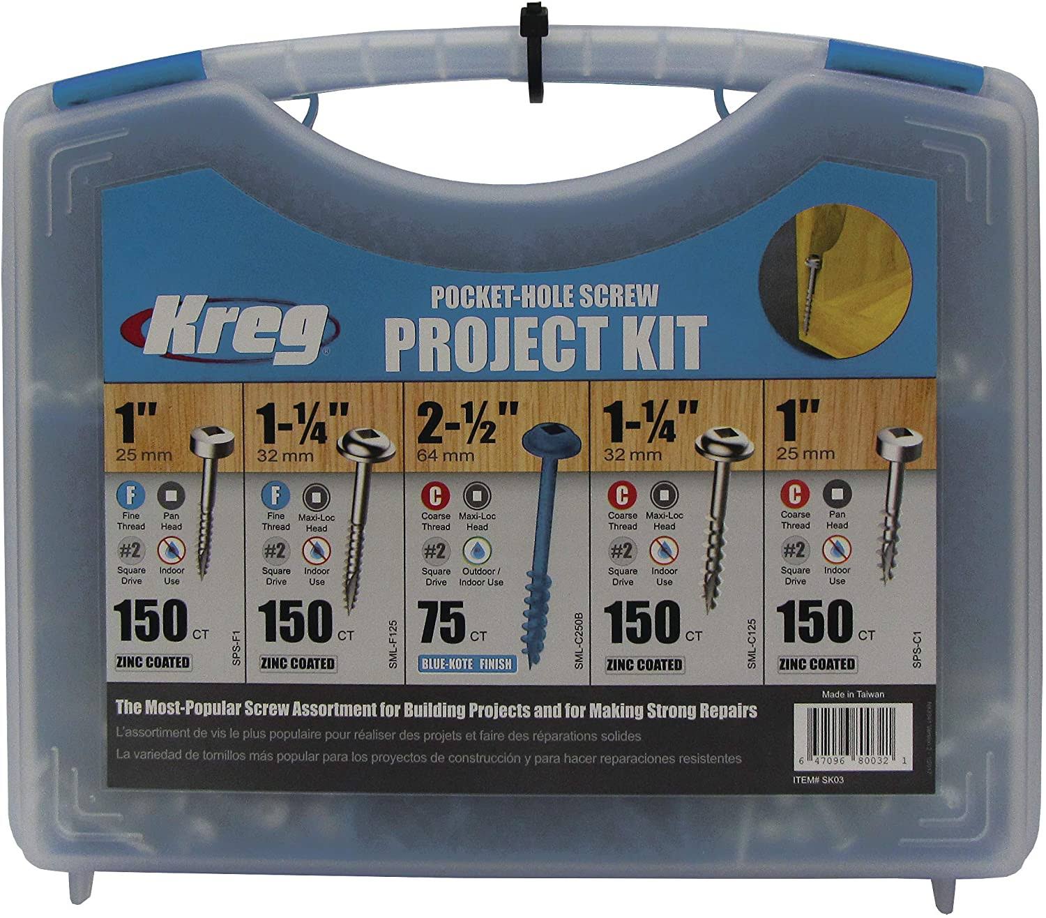 Kreg Pocket-Hole Jig 520PRO with SK03 Pocket-Hole Screw Kit