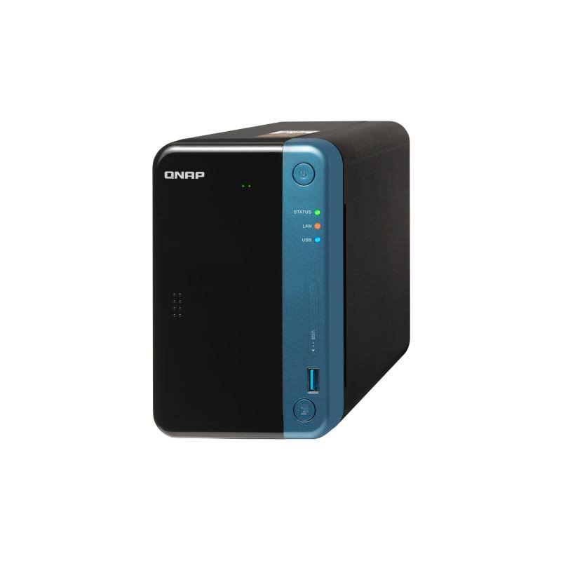 QNAP TS-253Be-4G 2-Bay Diskless NAS Server - SATA 6Gb/s