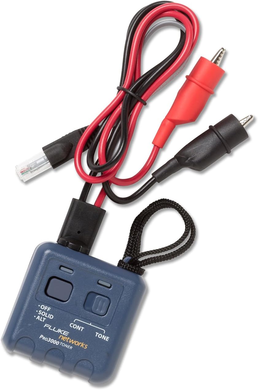 Fluke Networks 26000900 Pro3000 Tone Generator and Probe Kit with SmartTone Technology Pack of 2