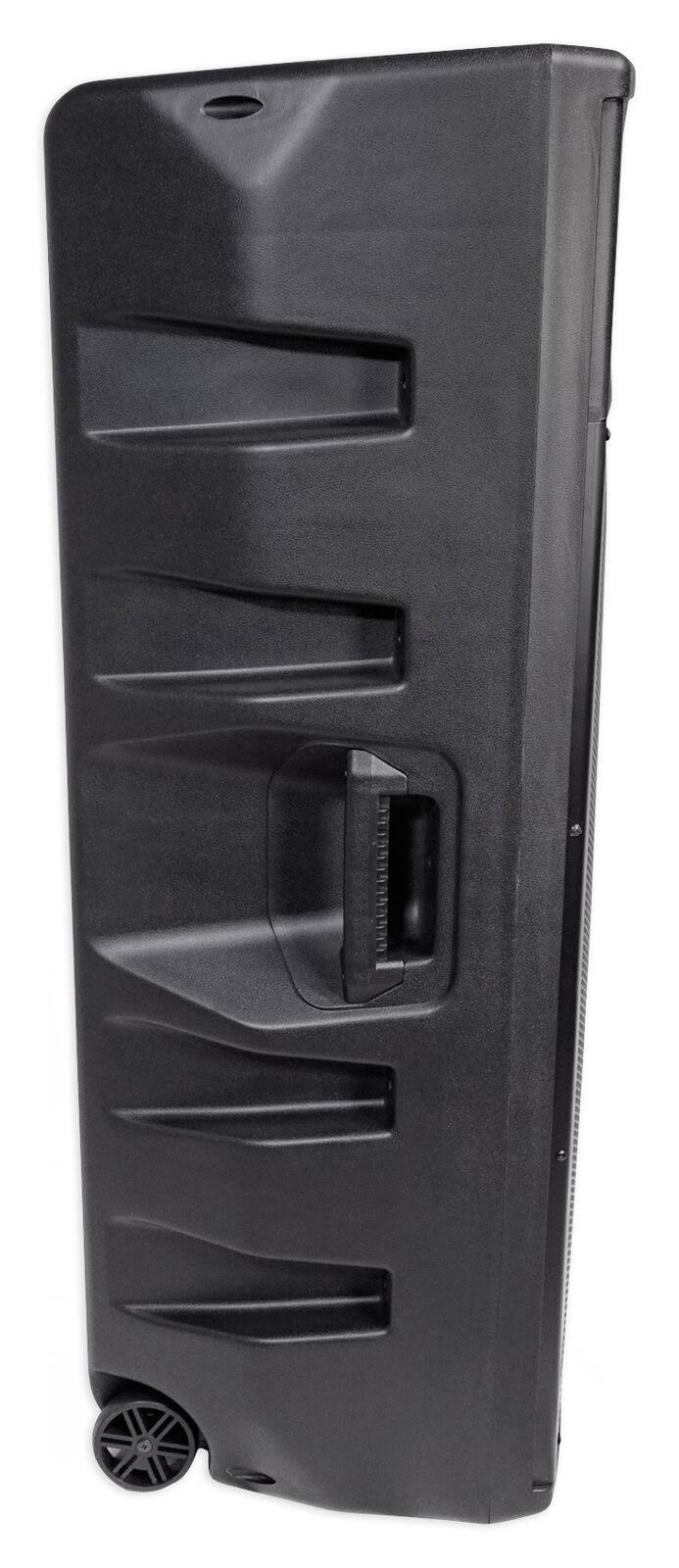 Pair Rockville SPGN254 Dual 15 3000W 4-Ohm Passive DJ PA Speaker/ABS Cabinet