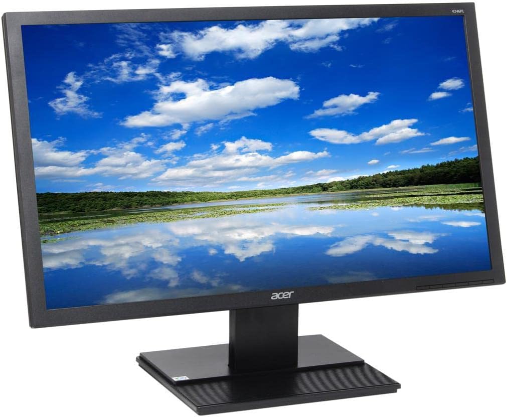 Acer V6 Series V246HL bd 24-Inch (Full HD) 1920x1080 Widescreen LED LCD Monitor (DVI,VGA)